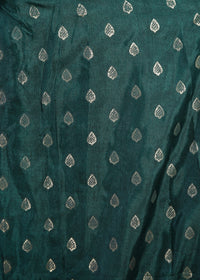 Pratha - Red Green Silk Patola Print Saree