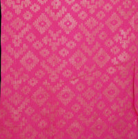 Shirish - Blue Pink Linen Silk Saree